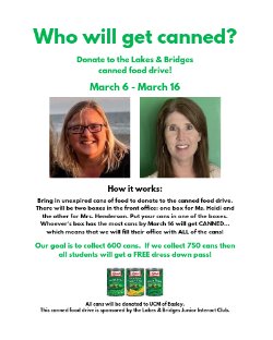 Who Will Get Canned flyer